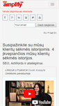Mobile Screenshot of amplify.lt