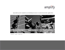 Tablet Screenshot of amplify.nl